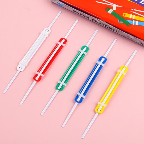 Пряжка для переплета, 50 шт., зажимы для переплета с 2 отверстиями, прочные, простые в использовании застежки для бумаги, быстрое и надежное переплет для документов с отрывными листами