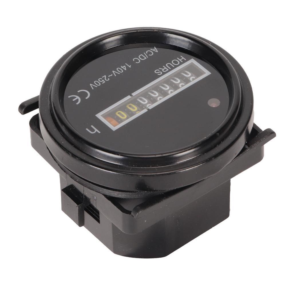 Круглый счетчик моточасов профессиональный высокоточный 140‑250 В переменного тока постоянный ток механический счетчик моточасов для транспортных средств автомобили Bo
