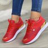 Модные женские кроссовки сетчатые пэчворк шнуровка женские балетки на открытом воздухе беговые кроссовки для ходьбы удобная дышащая женская обувь
