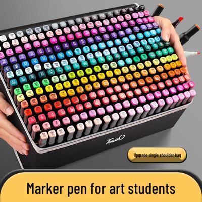 Двусторонний маркер на масляной основе - Набор художественных маркеров и акварельных ручек для студентов, варианты 80 и 48 цветов