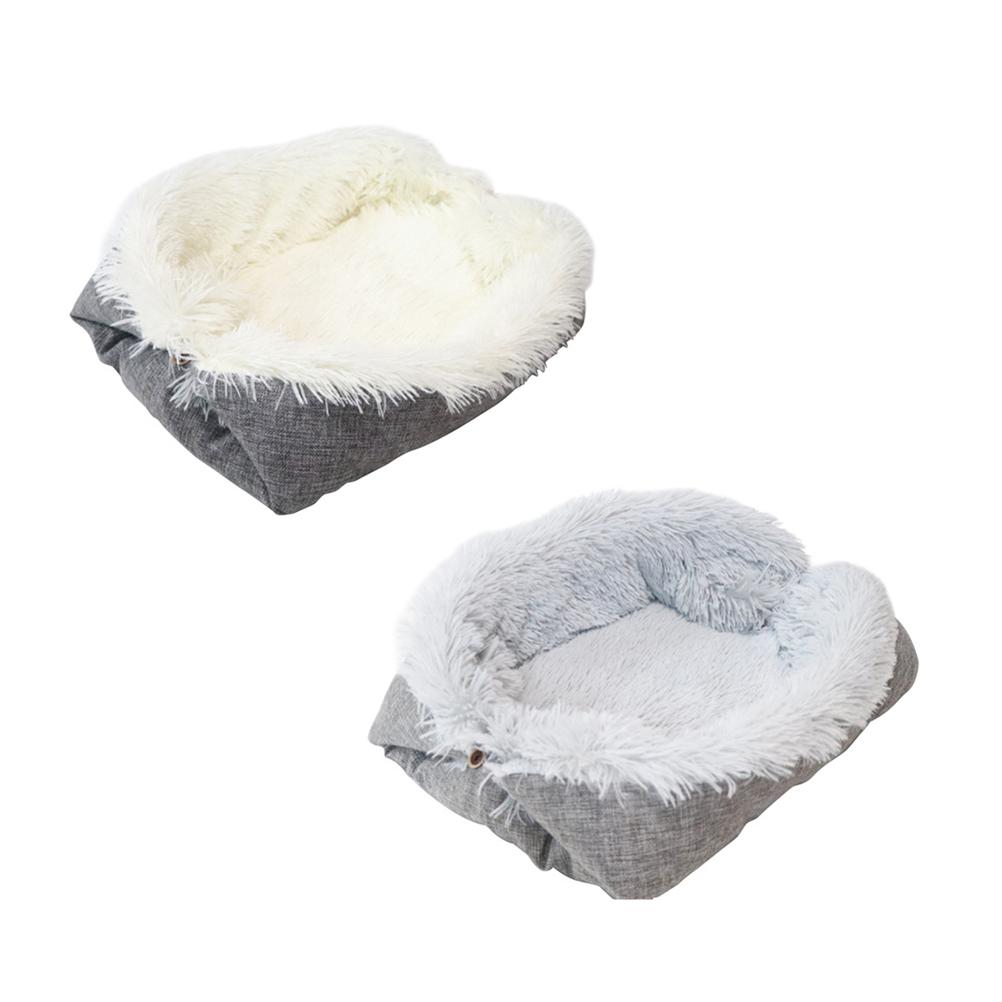 Двойной плюшевый коврик для домашних животных, многофункциональный зимний теплый коврик для кошек, мягкий коврик для домашних животных