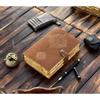 Compass Vintage Leather Journal Book Of Shadows Blank Spell Notebook