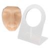 Silicone Face Model Reusable Soft Flexible Piercing Face Model for Jewelry Display Acupuncture