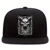 Готическая Череп Демона Графическая Бейсболка Snapback Ужасающий Монстр Принт Регулируемая Уличный Стиль Кепка Унисекс