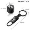 Auto Styling Car Wheel Tire Valve Stem Caps Keychain For Alfa Romeo Giulia Stelvio Giulietta 156 159 147 Mito Tonale Accessories