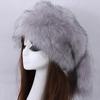 Winter Hat Ethnic Style Design Ear Protection Thickened Lining Faux Fur Ball Women Hat