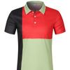 Новые летние мужские рубашки поло с короткими рукавами, модные рубашки поло с сочетанием цветов, модные универсальные полосатые боди