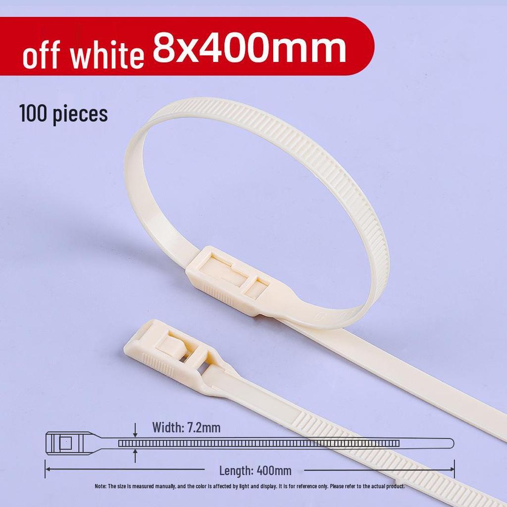 Нейлоновая самозатягивающаяся кабельная стяжка Naughty Castle для детского парка (8x350x400) - Особый цвет