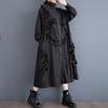 Long Sleeve Oversized Vintage Casual Loose Autumn Spring Trench Coat for Women Outerwear
