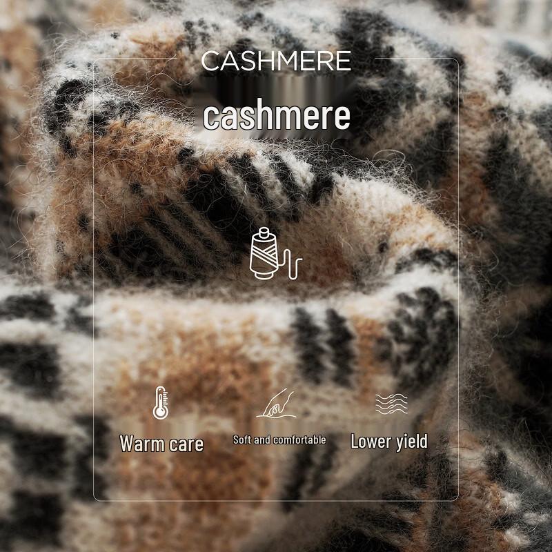 Женский кашемировый свитер Kemengboka в стиле Fair Isle