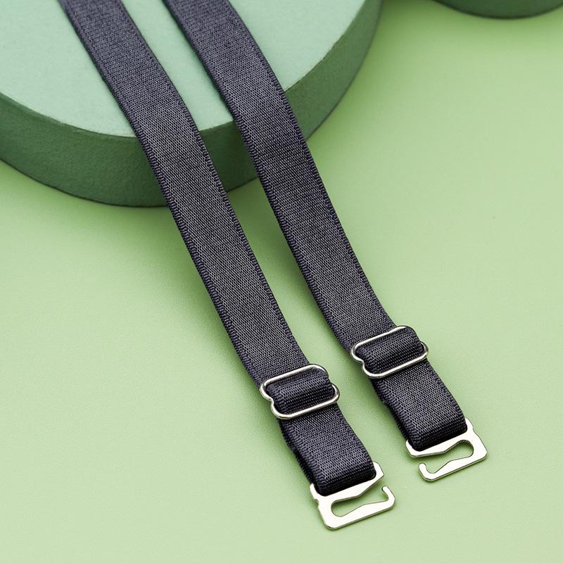 1Pair Underwear Accessories Stainless Steel Bra Strap Replacement Shoulder Strap Elastic Women's