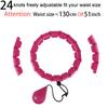 32/24/28 Section Adjustable Sport Hoops Abdominal Waist Exercise Detachable Hoola Massage Fitness Hoop Training Weight Loss
