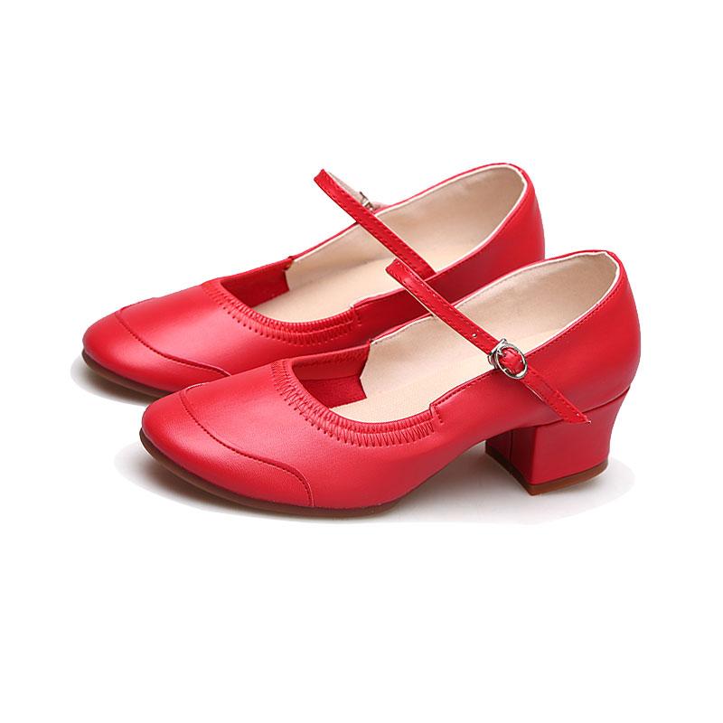 Кроссовки для джазовых танцев для женщин и девочек, туфли для танцев в стиле квадрат, туфли Мэри Джейн, мягкая подошва, каблук 3,5 см