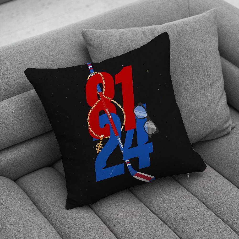 Popular TV HHeated RRivalry Pillow Case Square DoubleSided Printing Short Plush Sofa Cushion Cover Bedroom Bedside Pillow