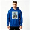 Men Casual Anime Character Print Pullover Hoodie Long Sleeve Comfort Streetwear Hooded Sweatshirt