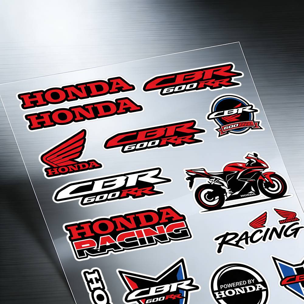 ДЛЯ HONDA CBR600RR Светоотражающие Наклейки на Мотоцикл Водонепроницаемые Виниловые Наклейки для Мотоциклетного Шлема Топливного Бака Велосипеда