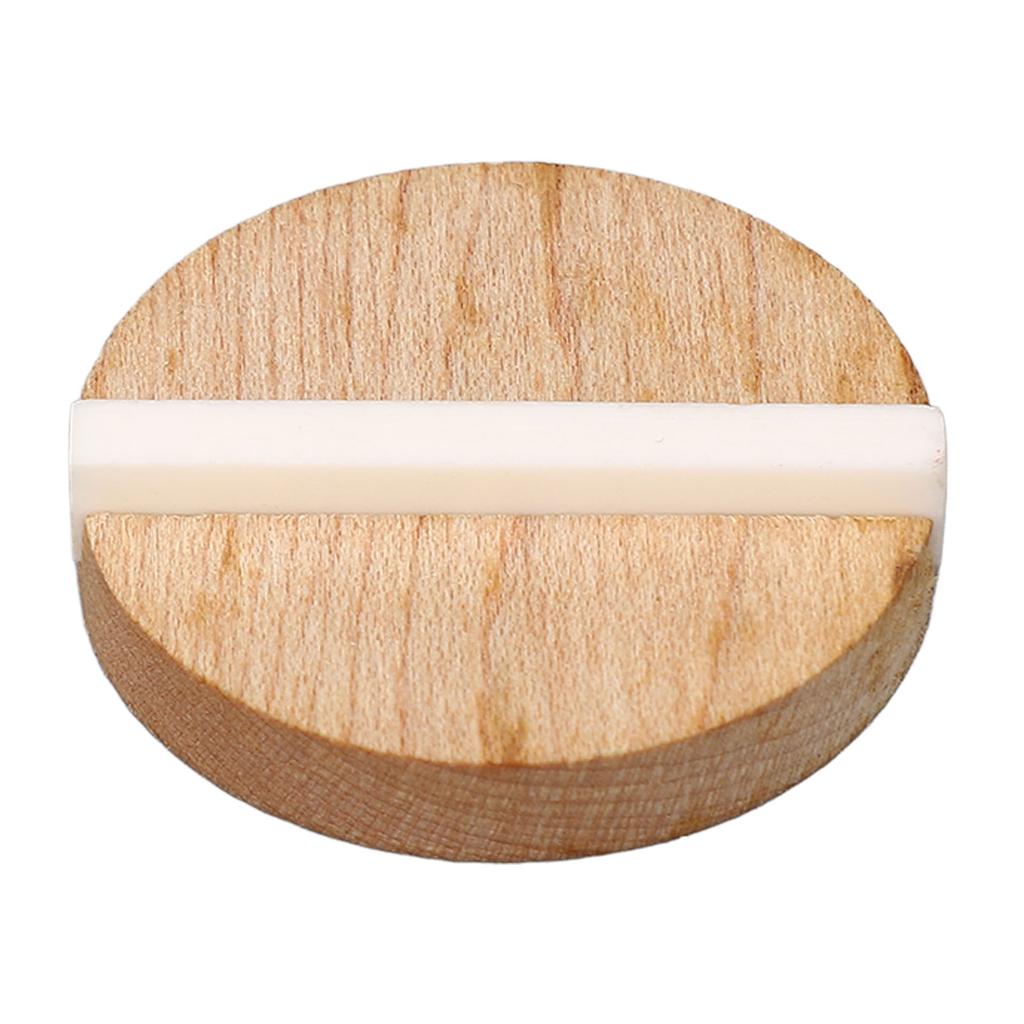 Guitar Resonator Biscuit Replacement Maple Wood Biscuit with Ox Bone Saddle for Single Cone Resonator GK999B