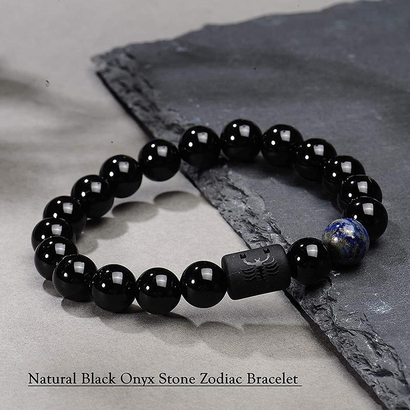 12 браслетов созвездий Homme, браслеты со знаками зодиака, креативный эластичный браслет из бисера для женщин и мужчин, ювелирные изделия для пар, подарки