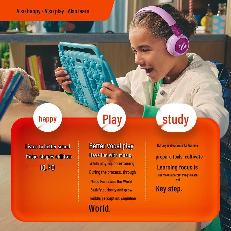 JBL JR320BT Wireless Bluetooth On-Ear Kids Headphones