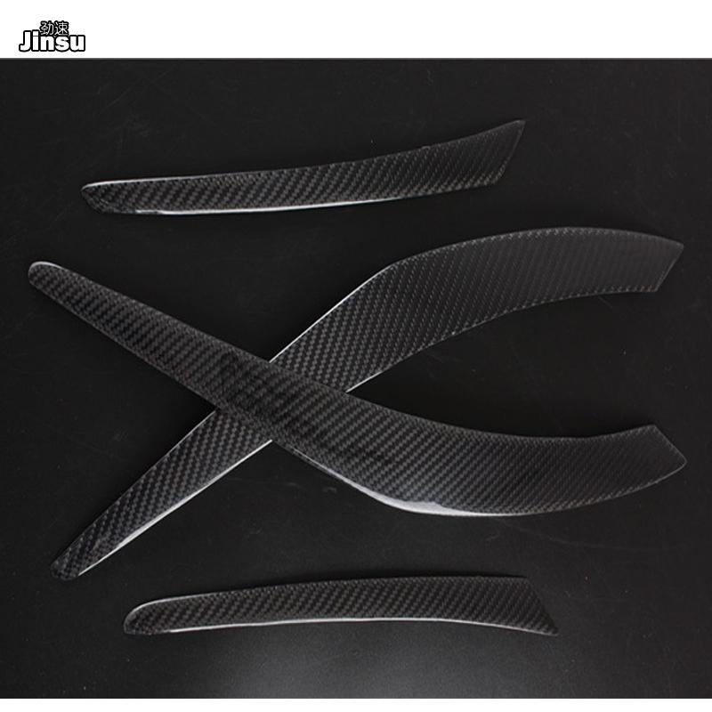 CX-5 Carbon fiber taillight eyelid eyebrows For Mazda CX5 SUV 2.0L 2.5L 2013 -2015 CX 5 Rear light decorative sticker 4pcs