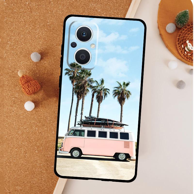 Combi Van Surf Phone Case For OPPO Reno 12 F 13 F 11 8T 7 8 10 Pro OPPO Find X8 X6 Pro X3 X5 Lite Cover