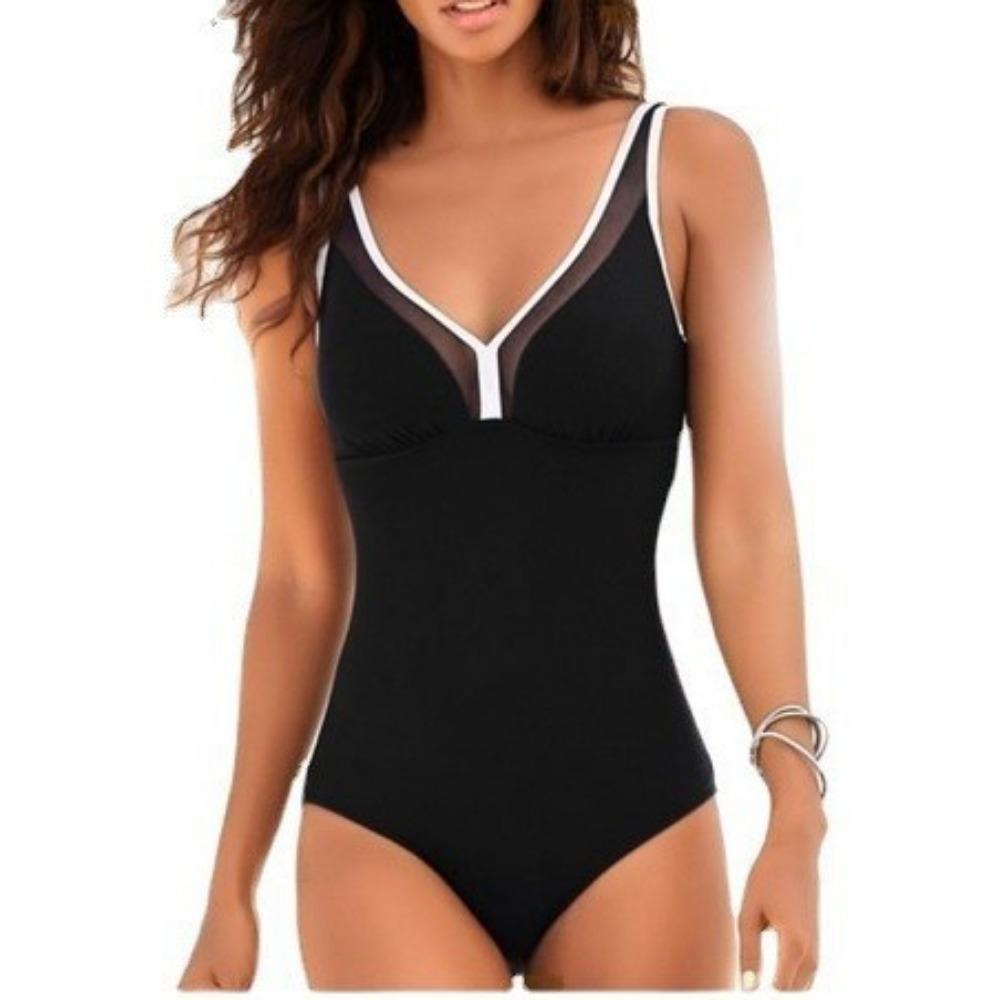 Европейский и американский сексуальный бикини однотонный сетчатый купальник для живота