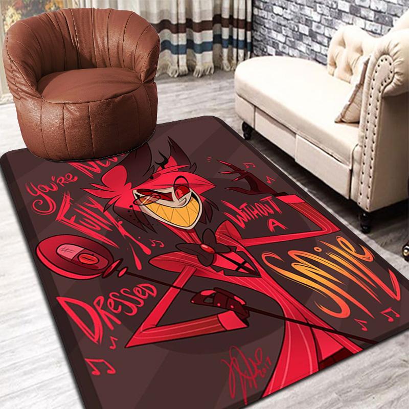 Hazbin Hotel Rug Floor Mat for Living Room or Bedroom Soft and Comfortable Carpet a Gift for Birthday and Holiday.NFF0928350