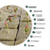 Large Rock Wool Seedling Blocks for Soilless Cultivation, 7.8 pH, 50x50x40 Size