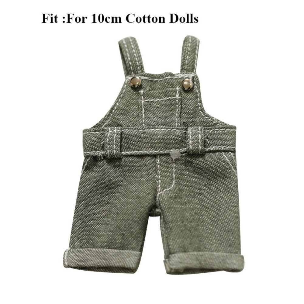 Multi-colors Doll Jeans Pants Fashion Strap Shorts Dolls Trousers For 10cm Cotton Doll