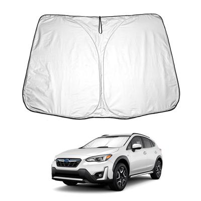 LUWU Автомобильный солнцезащитный козырек для Subaru Crosstrek Crosstrek Crosstrek Совместим с GUD Складной для лобового стекла Защита от УФ-лучей Сумка для хранения в комплекте (Серия GU) -