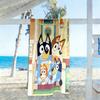 Halloween Costumes Parade Beach Towel Super Soft Microfiber Quickdry Fabric Comfortable Lightweight