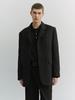 Dunst For Men 3 Button Wool Blazer_Unisex_Udja6A103_Black