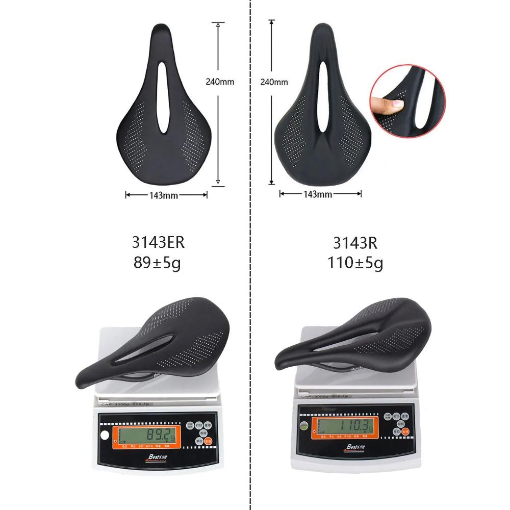 Новое седло для велосипеда из углеродного волокна EVA 89 г, удобное сверхлегкое седло для горного велосипеда, седло 7x7 мм для гоночного велосипеда, установка велосипеда 240*143 мм
