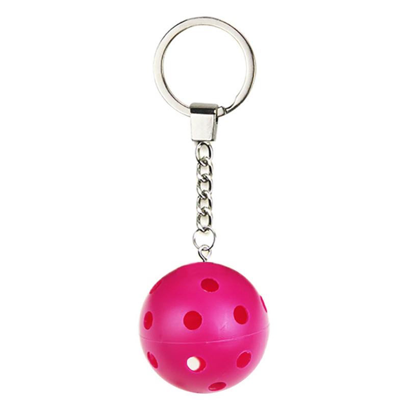 Sport Styles Mini Pickleball Keychain Unisex Metal Pickleball Racket Key Ring Purse Bag Backpack Decor Accessories