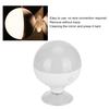 LED Makeup Light Bulb Adjustable Light Colors Rechargeable Suction Type Makeup Light BulbWhite