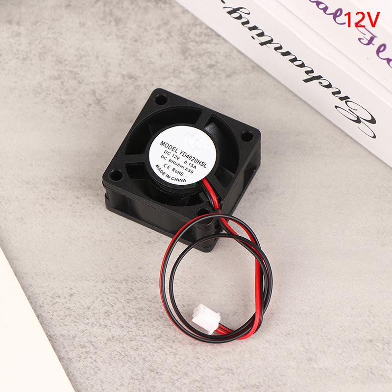 Dc 5V/12V/24V Computer Cpu Cooler Mini Cooling Fan 40Mm Small Exhaust Fan For Ender 3 Cr10 3D Printer