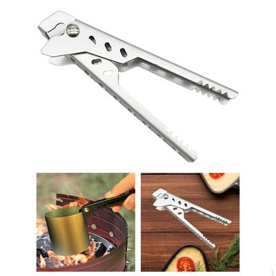 Захват для миски, кухонный зажим, металлический щипец для похода, сковорода для пиццы, извлекатель для барбекю
