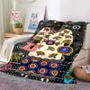 Cartoon Africa Ethiopian Painting Art Soft Flannel Blanket for Bed Bedroom Sofa Picnic,Throw Blanket for Outdoors Leisure