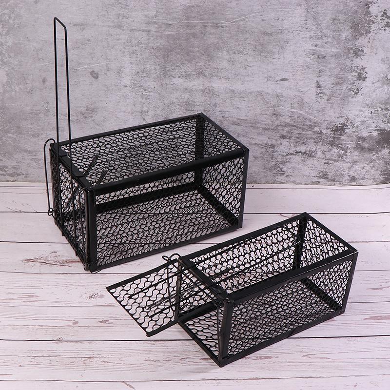 Mice Trap Cage Rodents Trap Mouse Catcher Animal Control Self-Locking Mousetrap Reusable Catch Rat Implement Trap Rat Cage