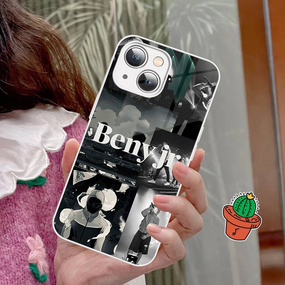 Classic Singer B-Beny J-Jr Tempered Glass For Iphone 14 13 12 11 Pro Mini XS MAX 14Plus X XS XR Fundas
