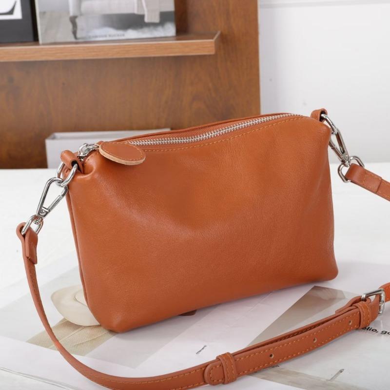 Маленькая сумка из натуральной кожи, модная сумка через плечо, универсальная маленькая квадратная сумка, сумка подмышкой