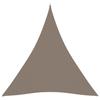 VidaXL Sun Sail Oxford Fabric Triangular 4.5x4.5x4.5 M Taupe