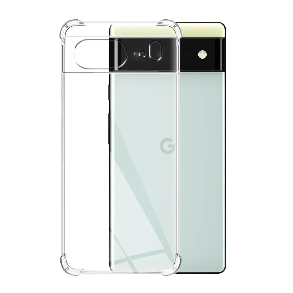 For Google Pixel 6 Pro 6A Case Clear Silicone Soft Phone Case For Pixel 6A Pixel 6Pro Transparent Shockproof Protect Back Cover