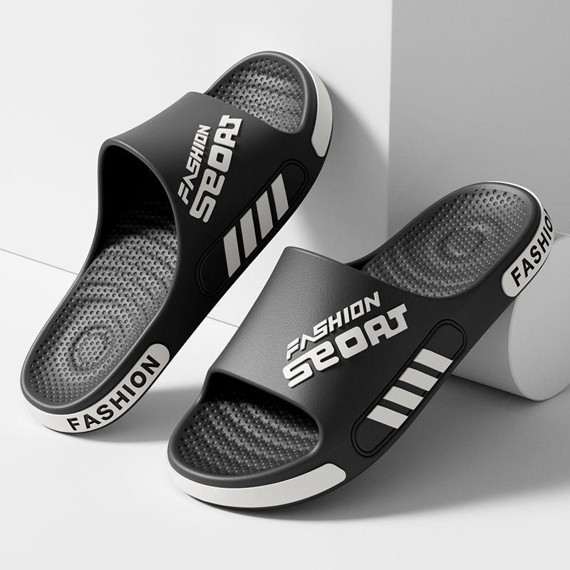 Стильные мужские и женские тапочки для дома и улицы с нескользящей подошвой для летней и домашней носки