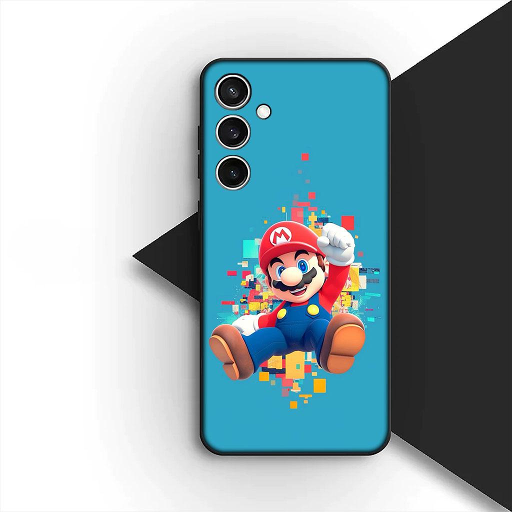 Poster M-marios-Wallpaper Phone Cover Soft Case for Samsung Galaxy S25 S24 S23 FE Ultra Plus S7 Edge S25+ S23+ A56 5G Casing