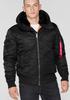 Зимняя куртка Alpha Industries MA-1 Hooded (158104) black (158104-3)