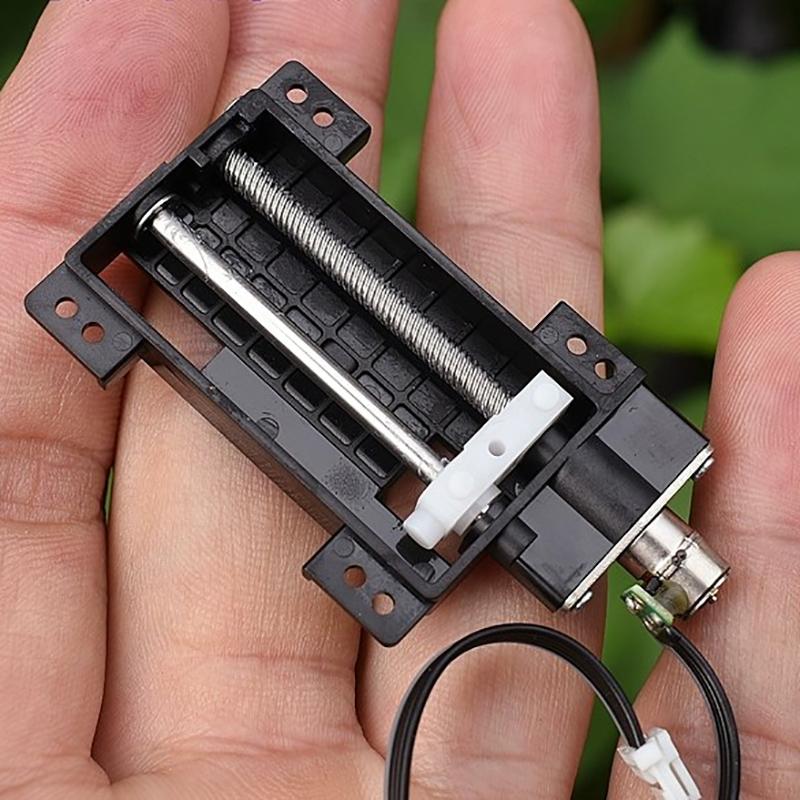 1 шт. 30 мм ход 2-фазный 4-проводной линейный винтовой ползунок привод гайка 13,2 Ом мини драгоценный 6 мм планетарный редуктор шаговый двигатель