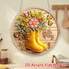 Животное Цветок 2D Плоский DIY Подвесные Каменные Арт-Картины Шарм Кристальная Живопись Наборы для Творчества для Гостиной Домашнего Офиса Декора