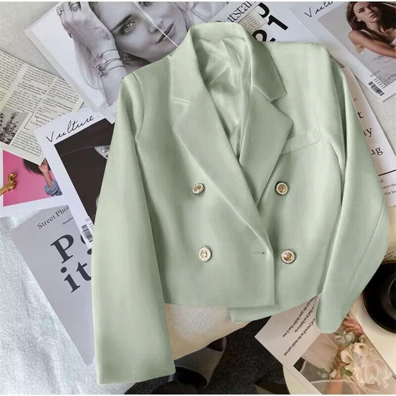 Small Suit-like Top, New Style, Spring and Autumn, Small Temperament, Casual Short Jacket, American Style