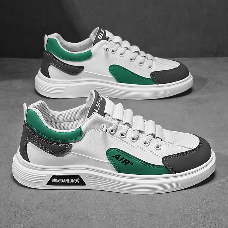 2025 сочетание цветов уличная повседневная обувь для скейтборда модная низкая шнуровка трендовая обувь корейская версия молодежная дорожная плоская мужская обувь